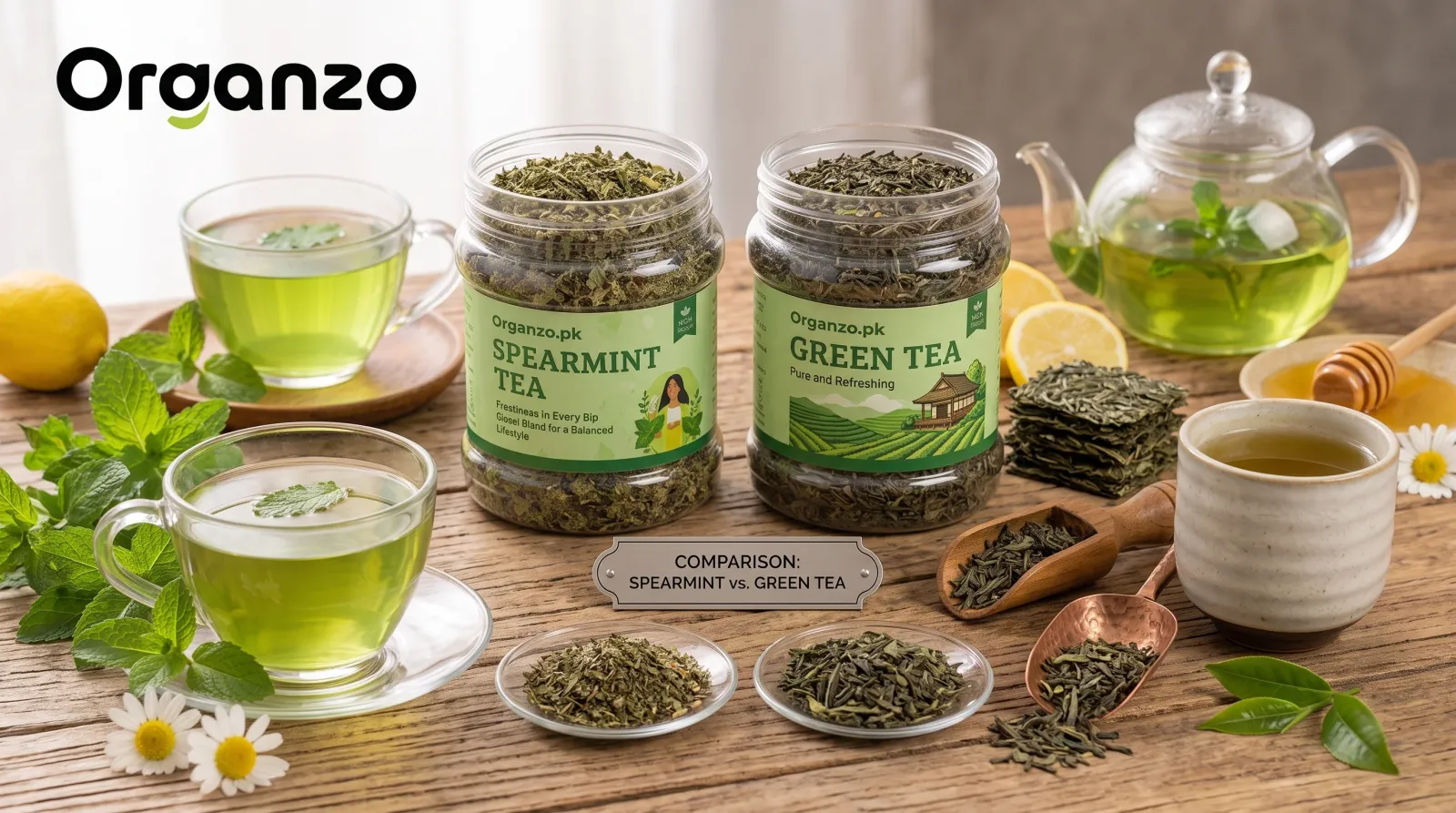 Spearmint Tea vs Green Tea for PCOS: Which Should You Choose?